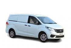 White LDV G10 cargo van available for hire in Melbourne